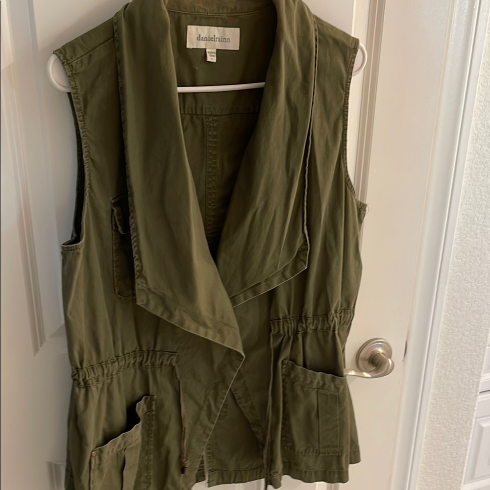 Daniel Rainn Khaki Sleeveless Vest